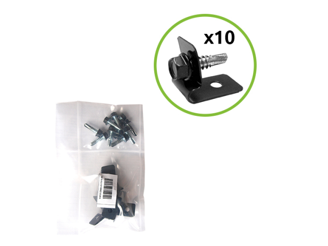 Příchytka "L" k JP sloupku ZnPVC RAL7016